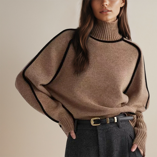 ELEGANT TURTLENECK SWEATER COUTURE AMÉLIE