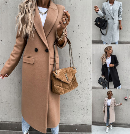 DENNIS | LONG COLLAR WOOL COAT