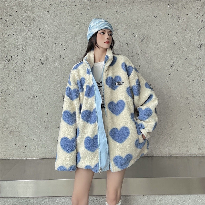 BACIODELUXE™️ - DOUBLE-SIDED HEART COAT - UNIQUE COLLECTION