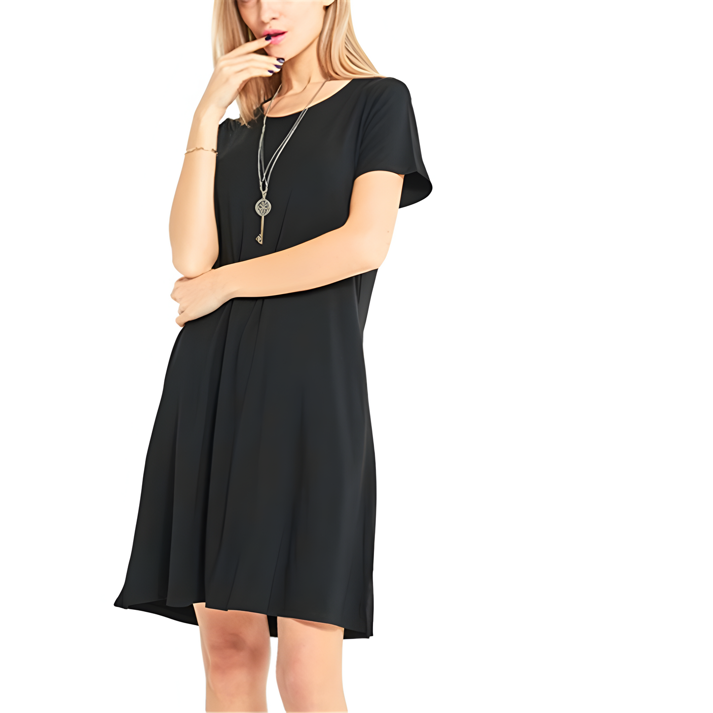 ESSENTIAL ELEGANCE A-LINE DRESS