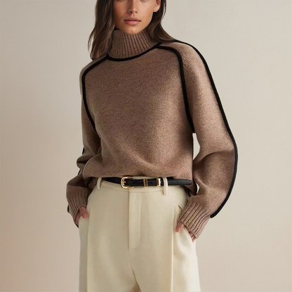 ELEGANT TURTLENECK SWEATER COUTURE AMÉLIE