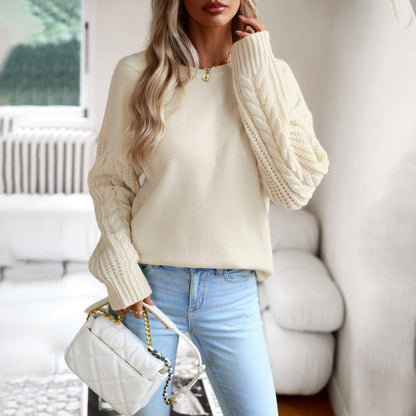 LONG-SLEEVE KNITTED PULLOVER