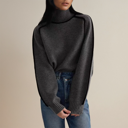 ELEGANT TURTLENECK SWEATER COUTURE AMÉLIE