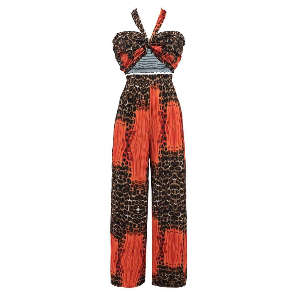 ELLA | PRINTED WIDE LEG PANTS SET