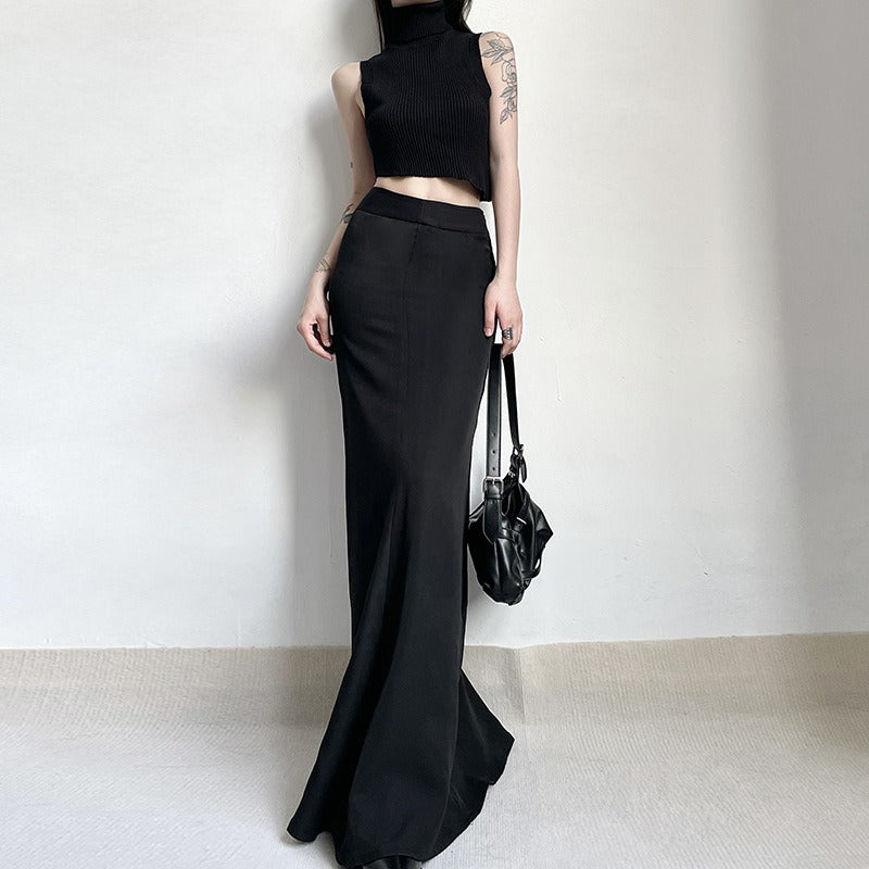 HIATT | HIGH-WAISTED FISHTAIL SKIRT