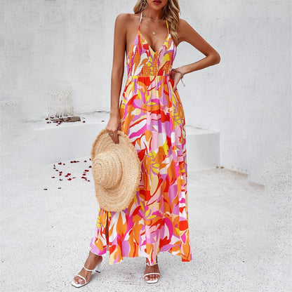 PRINTED SPRING DRESS