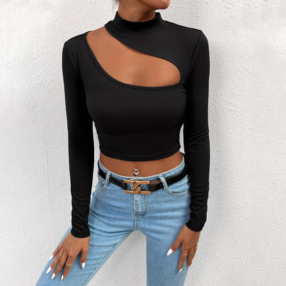 JYRA | LONG-SLEEVE CROP TOP