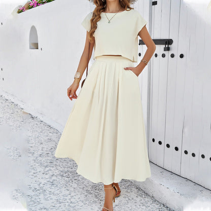 HANNA HIGH-WAISTED LONG SKIRT SET