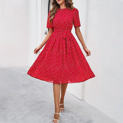 SPRING POLKA DOT DRESS HAYA