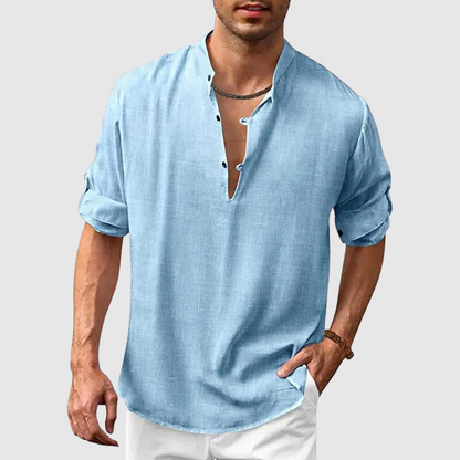 LUCIANNO CLASSIC LINEN SHIRT