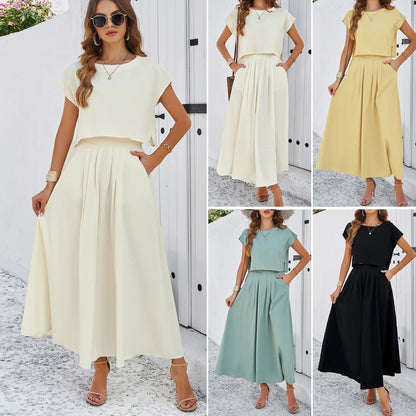 HANNA HIGH-WAISTED LONG SKIRT SET