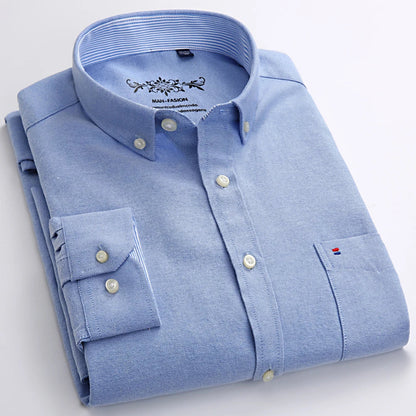 MEN'S LONG-SLEEVE OXFORD SHIRT