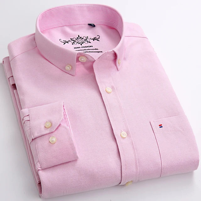 MEN'S LONG-SLEEVE OXFORD SHIRT