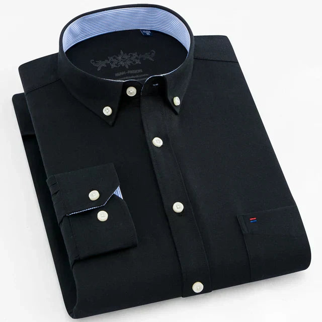 MEN'S LONG-SLEEVE OXFORD SHIRT