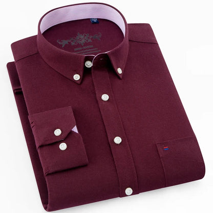 MEN'S LONG-SLEEVE OXFORD SHIRT