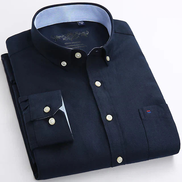 MEN'S LONG-SLEEVE OXFORD SHIRT