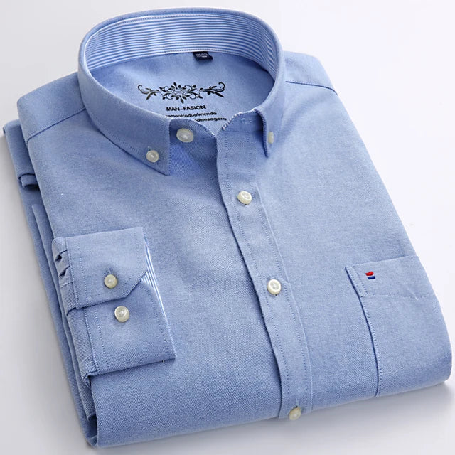 MEN'S LONG-SLEEVE OXFORD SHIRT