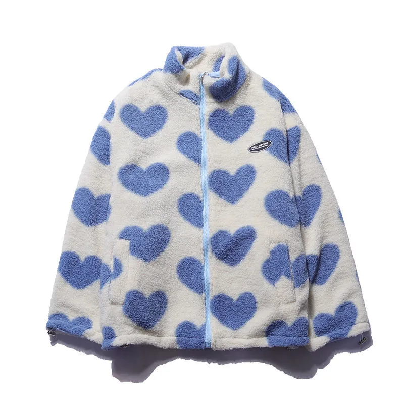 BACIODELUXE™️ - DOUBLE-SIDED HEART COAT - UNIQUE COLLECTION