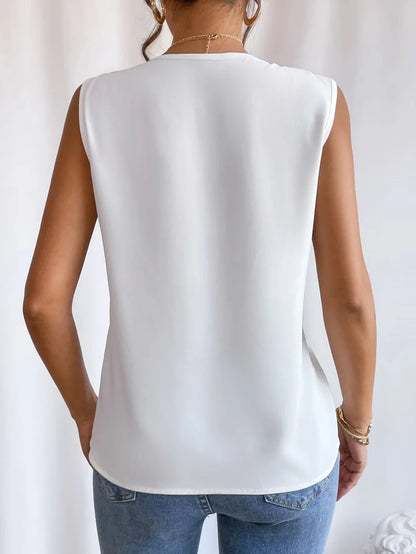 TERTIA ELEGANT SLEEVELESS TOP 