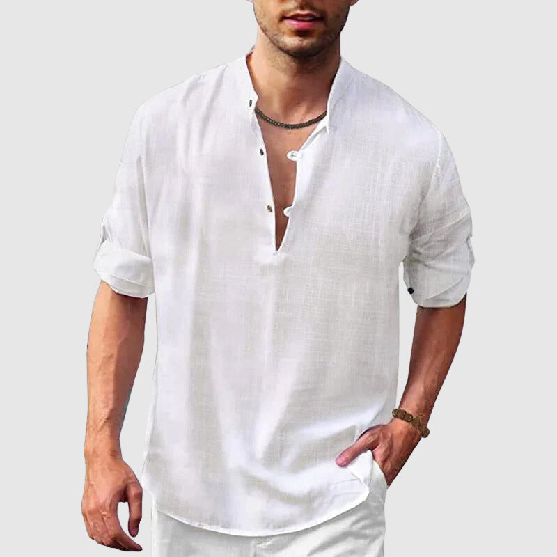 LUCIANNO CLASSIC LINEN SHIRT