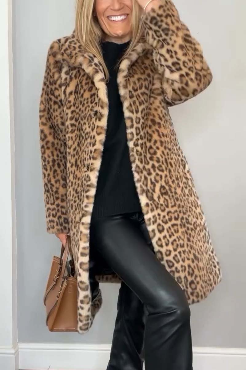 DAISY - LEOPARD PRINT COAT