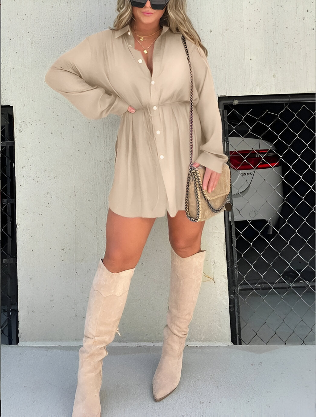 SAYA LONG-SLEEVE JUMPSUIT